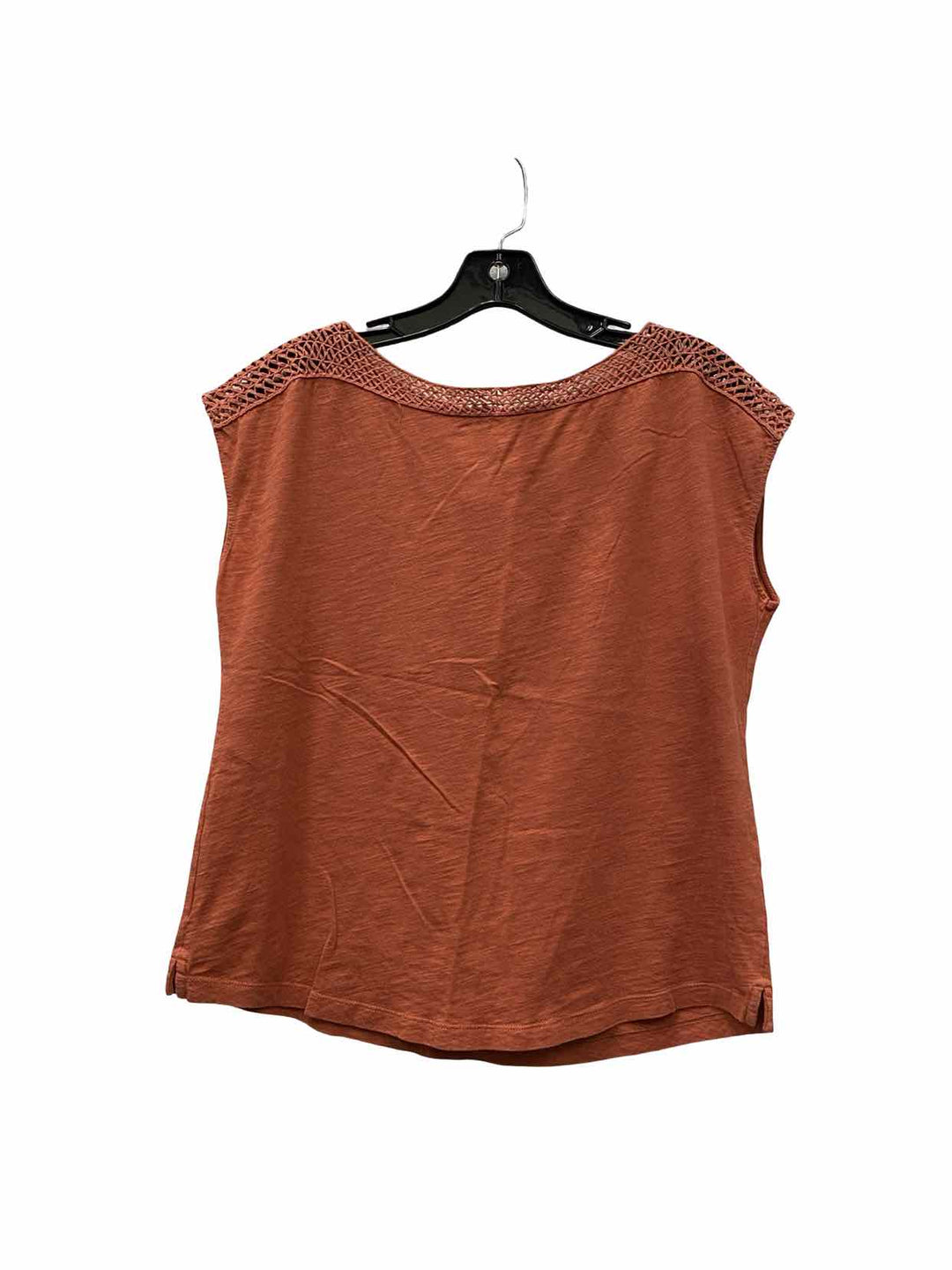 Loft Size MP Dark Coral Short Sleeve Shirts