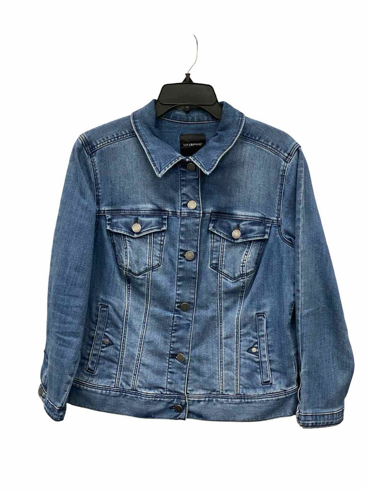 Liverpool Size M Blue Jacket