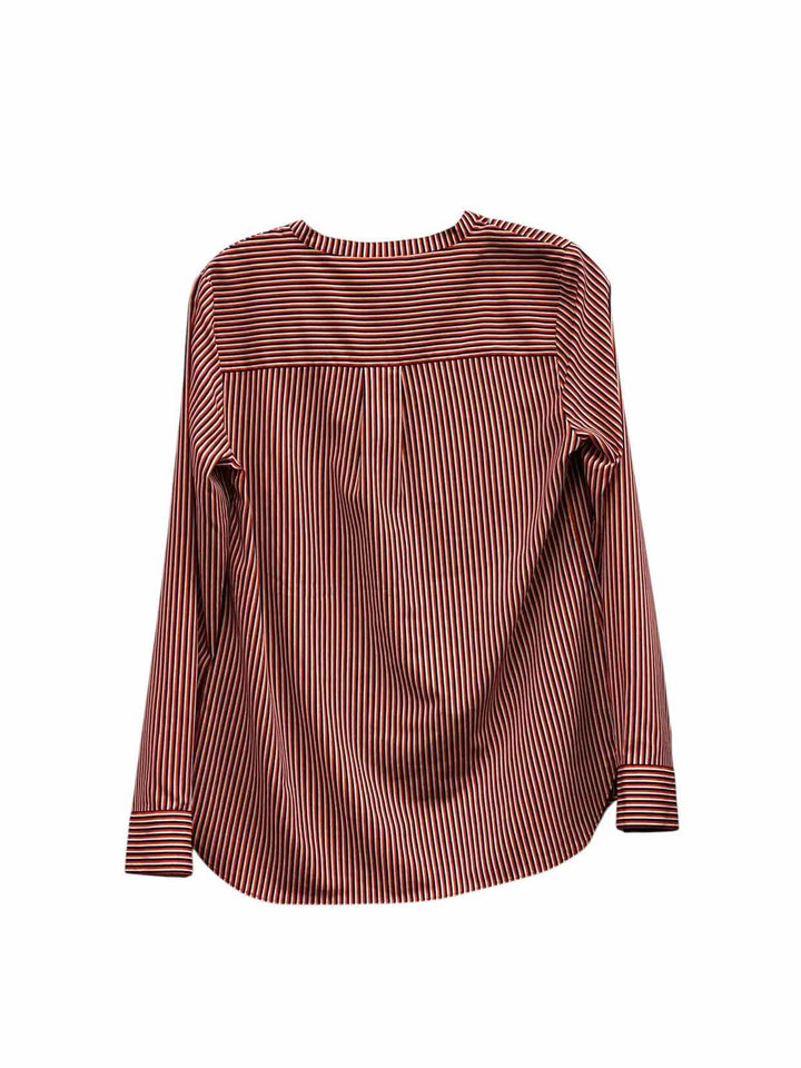 Cabi Size S Red white & blue Striped Long Sleeve Shirts