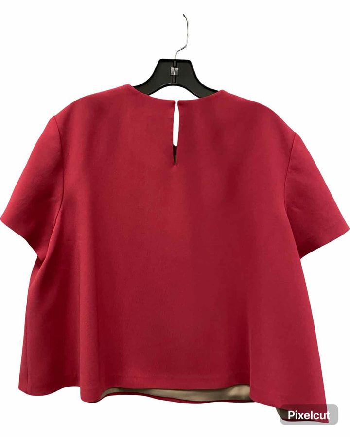 Theory Size XL Pink Short Sleeve Shirts