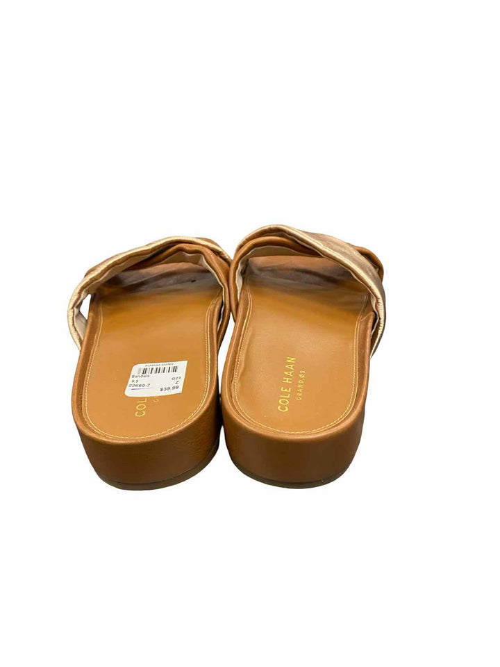 Cole Haan Shoe Size 9.5 Brown Rose Gold Arielle Sandals