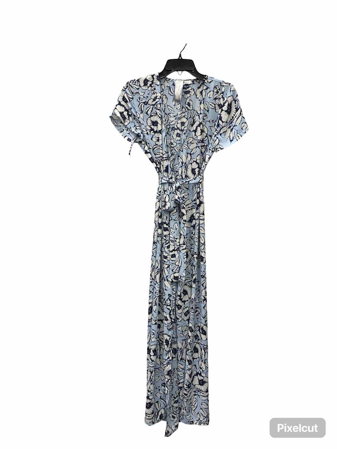 Olivaceous Size S Blue White Floral Dress