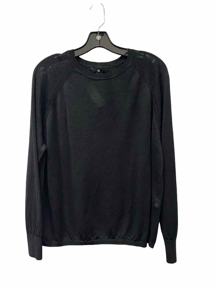 BR Size L Black Linen & Rayon blend Long Sleeve Shirts