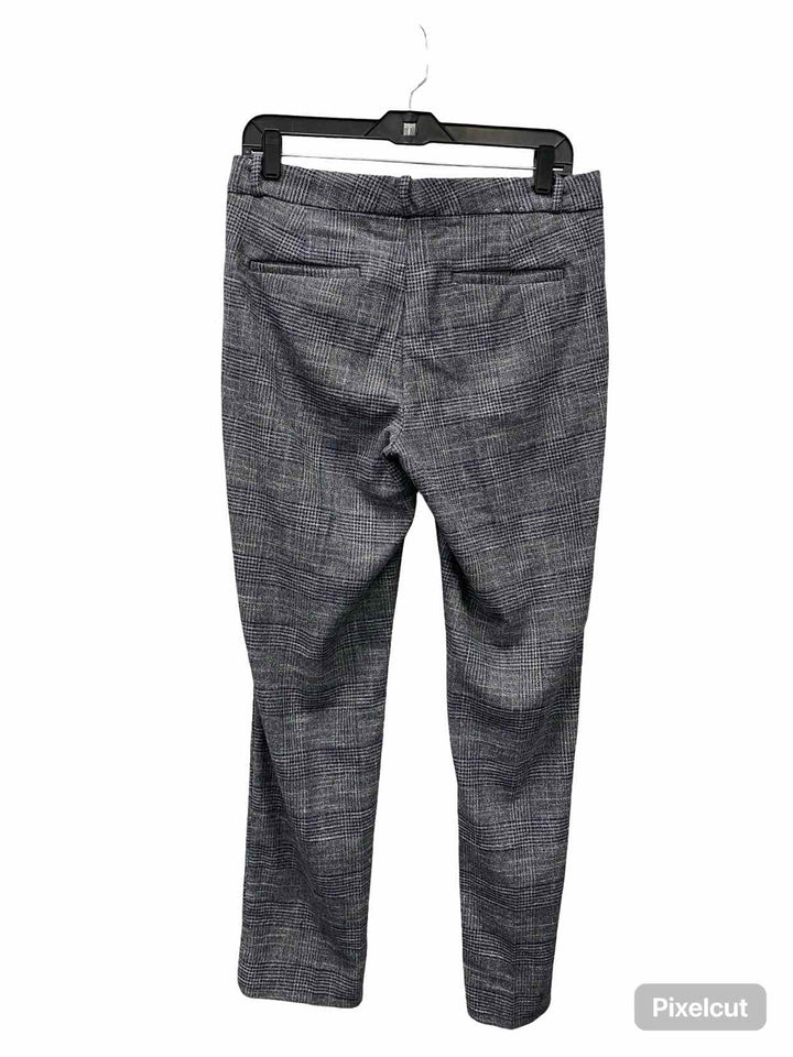 Banana Republic Size 8 Black White Tweed Pants