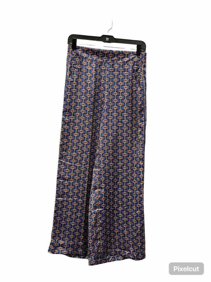 Max Studio Size S Blue Print Pants