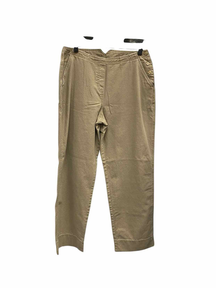 J Jill Size 12 Brown 100% cotton Pants