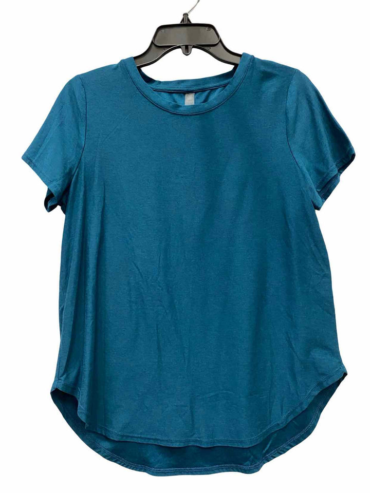 Beyond Yoga Size M Teal Athletic Short Sleeve