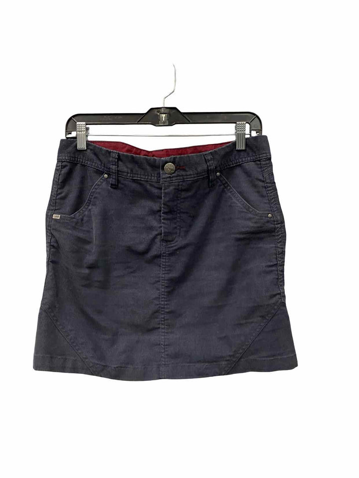 Horny Toad Size 6 Blue Corduroy Skirt