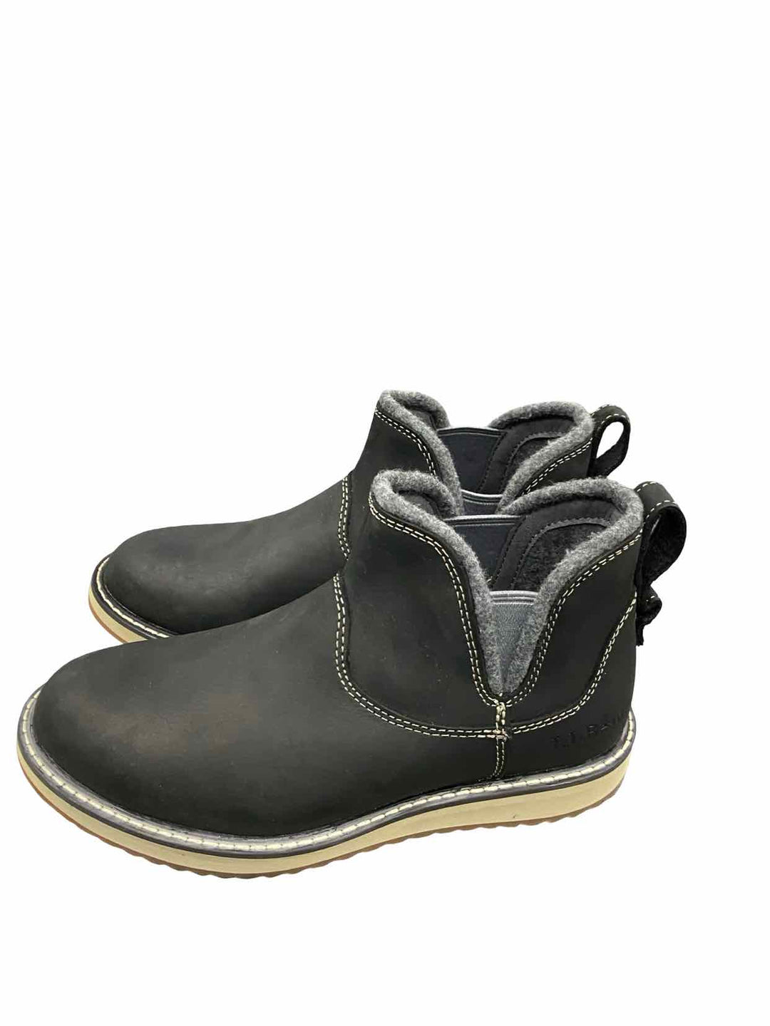 LL Bean Shoe Size 7.5 Black Leather Boots(Ankle)