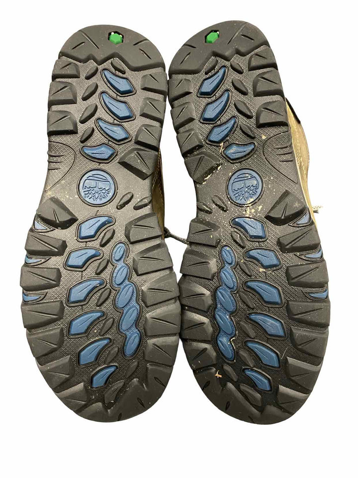 Timberland Shoe Size 8 Green Teal Leather Mt. Maddsen Mid Hiking Boots(Ankle)
