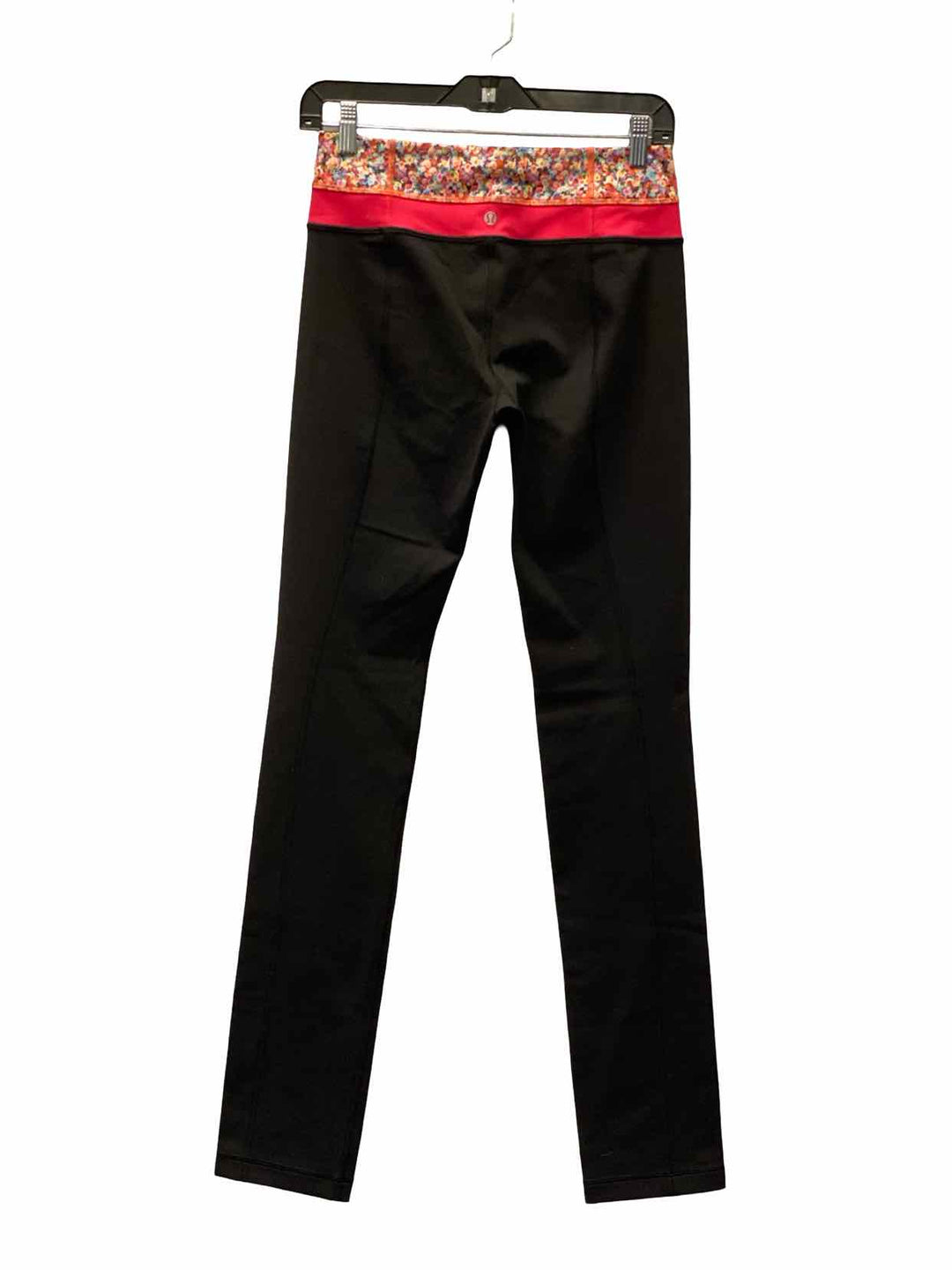 Lululemon Size 6 Black Pink Athletic Pants