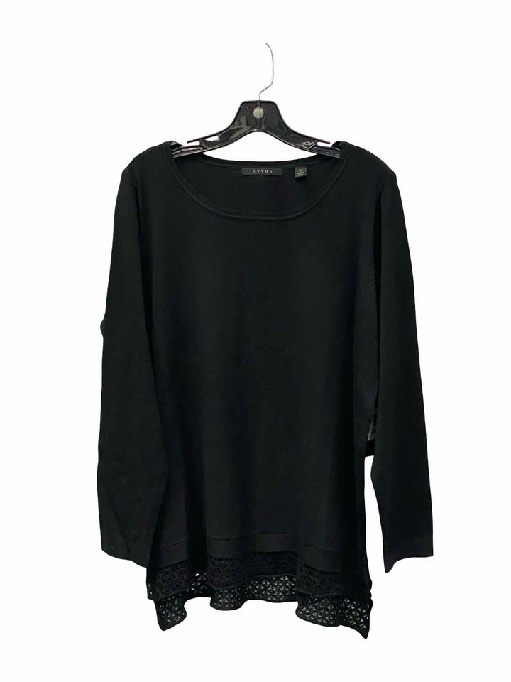 Cyrus Size 1X Black Long Sleeve Shirts