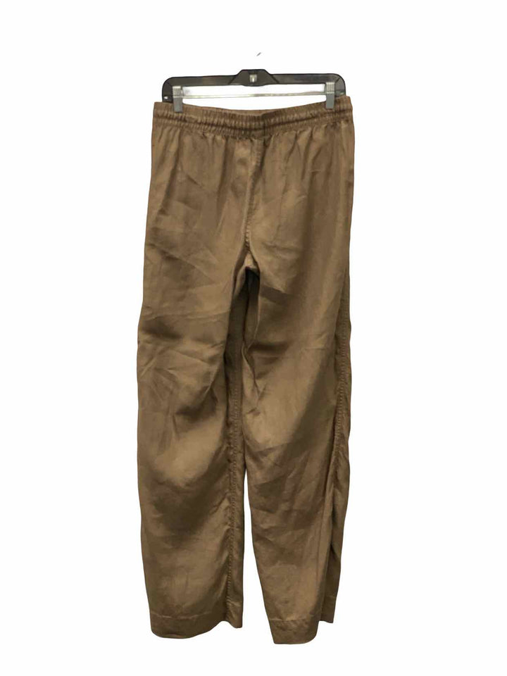 LL Bean Size 10 Brown 100% Linen Pants