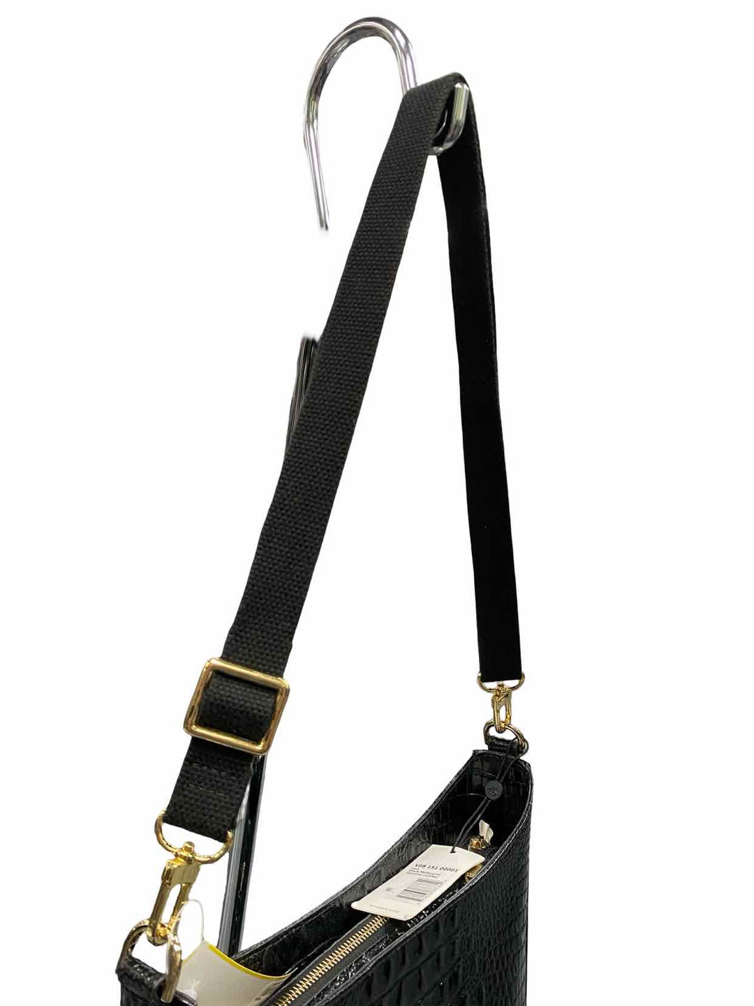 Brahmin Black Leia Crossbody Purse