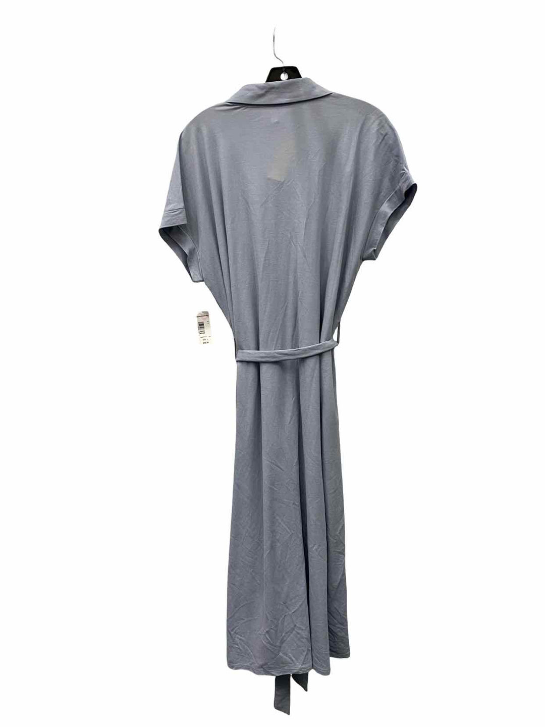 Studio B by Bobeau Size L Light Blue Button Up Dress