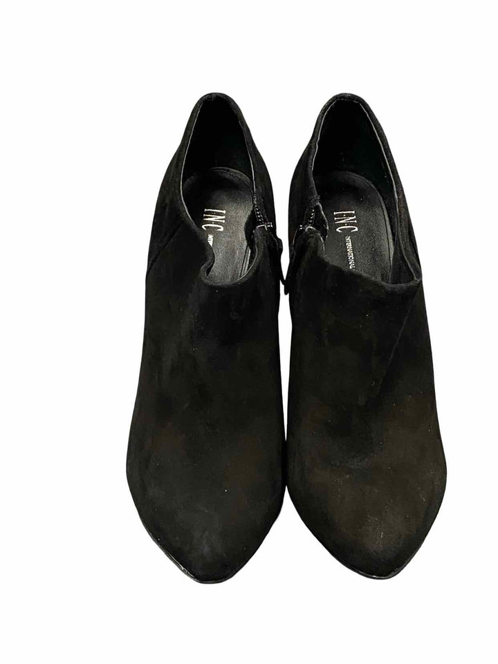 INC Shoe Size 6.5 Black Suede Heels