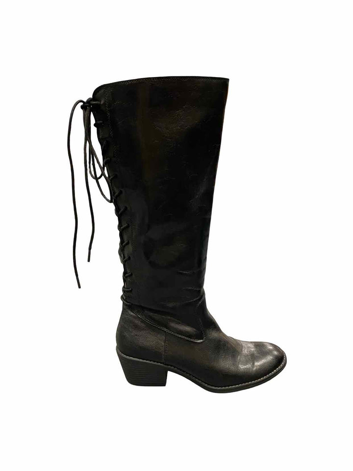 Sofft Shoe Size 9 Black Leather Sharnell 2 Boots(knee)