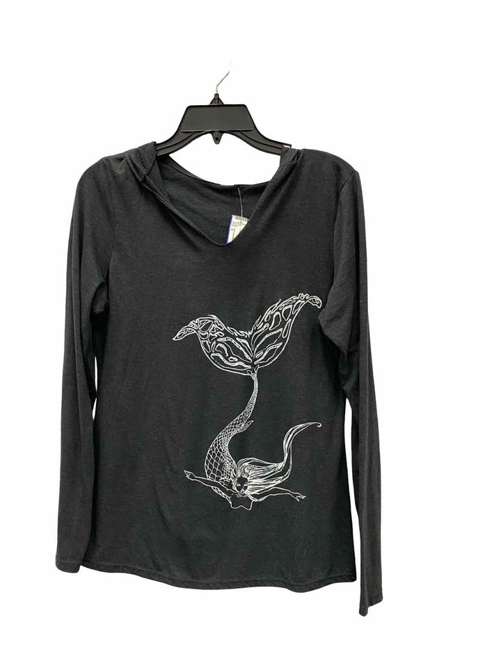 Unknown Brand Size S Gray Print Long Sleeve Shirts