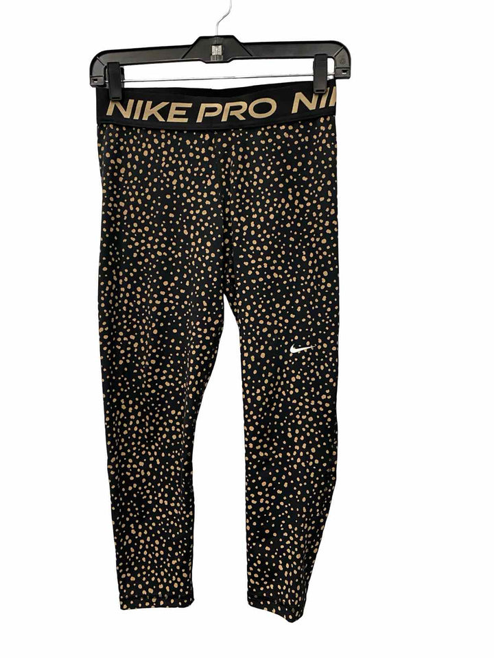 Nike Size M Black Gold Athletic Pants