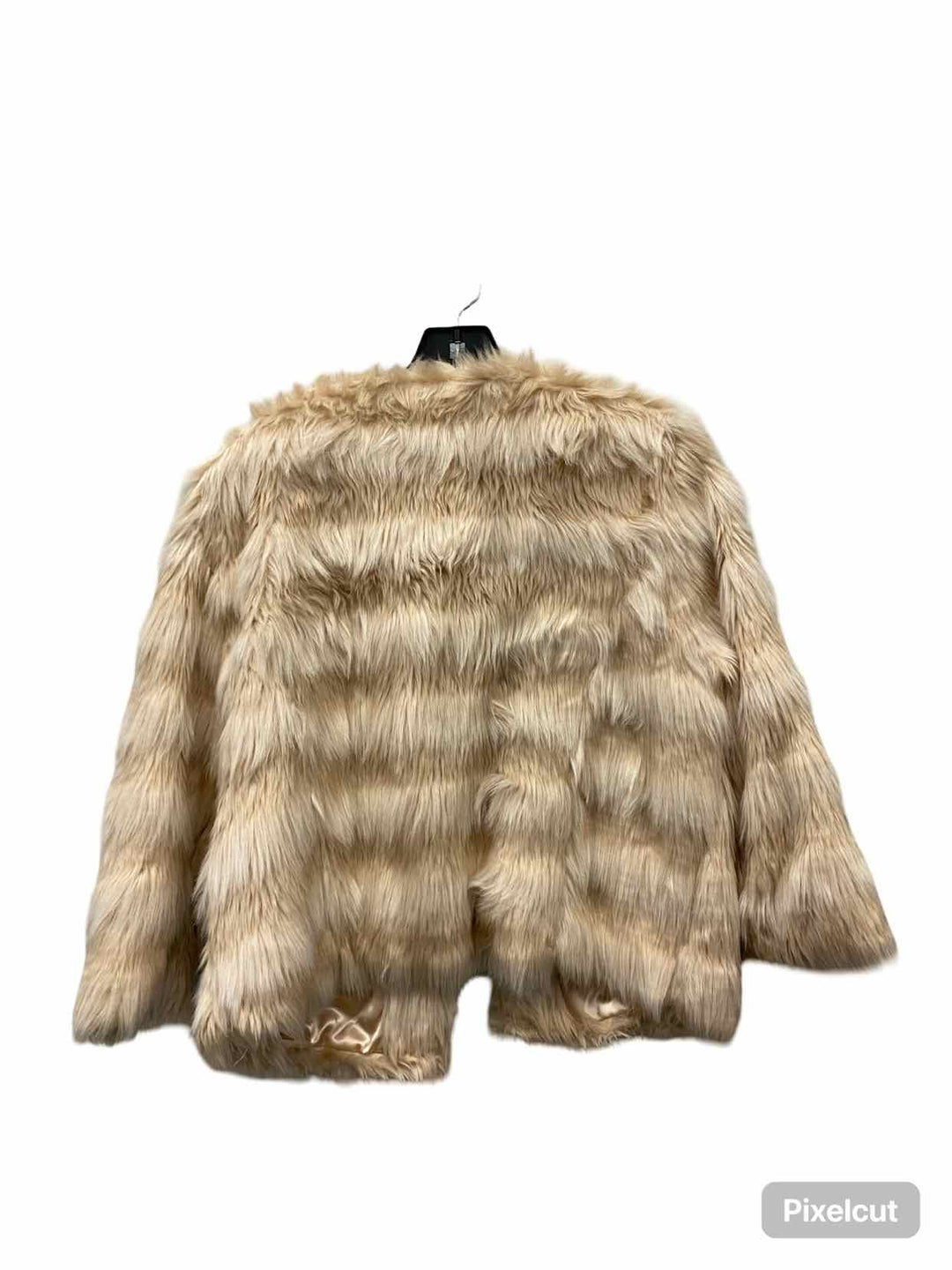 Mossimo Size XL Cream Faux Fur Coat(short)