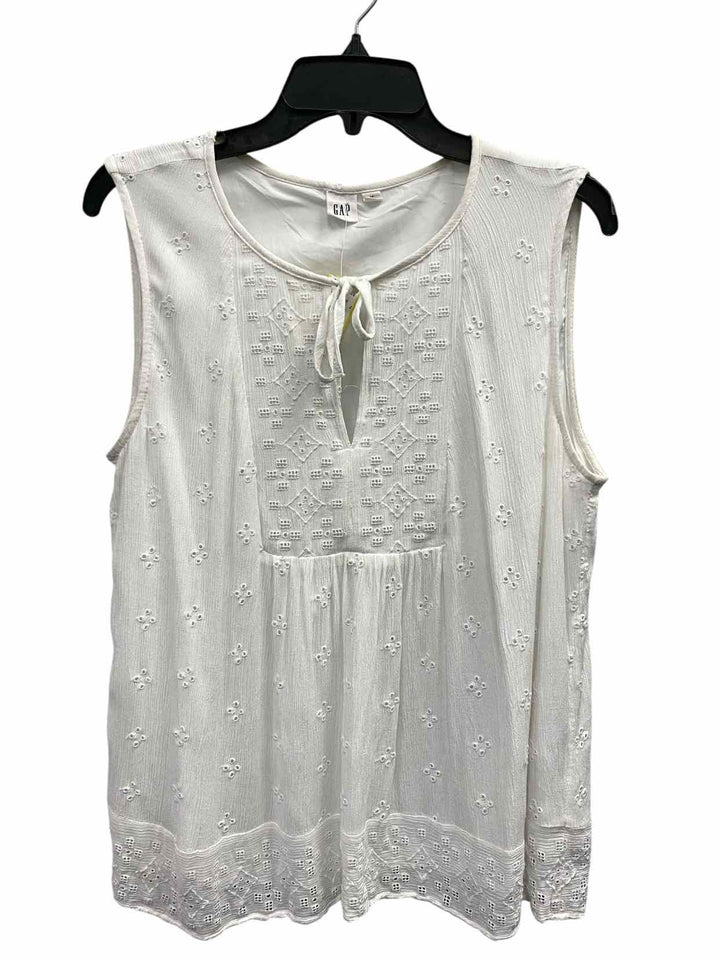 Gap Size M White Tank Top
