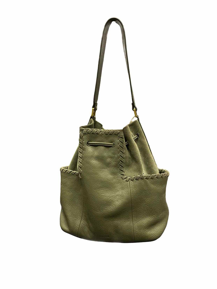 Fossil Sage Green Cooper Bucket Bag Purse