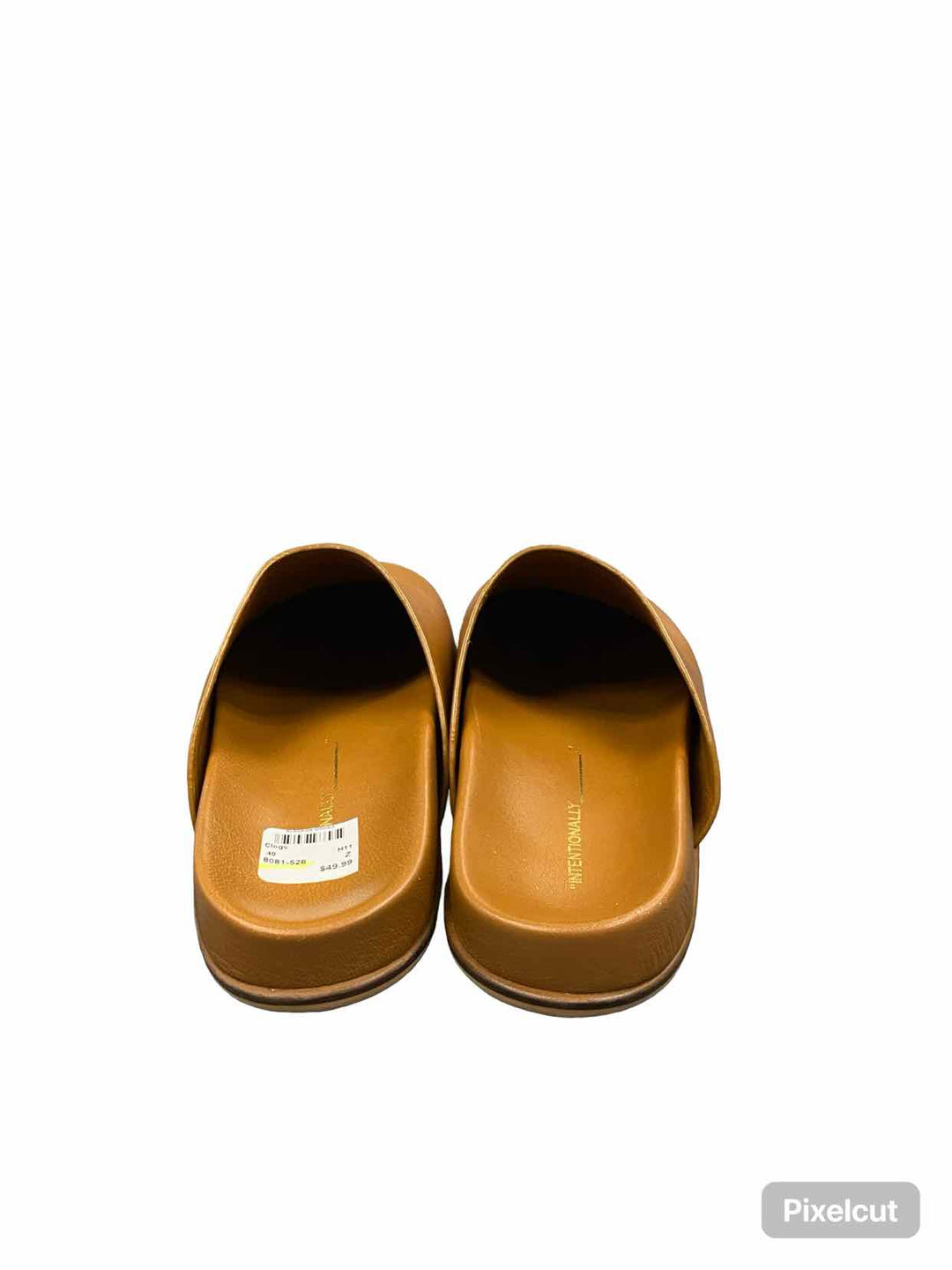 Intentionally Blank Shoe Size 40 Brown Leather Agatha Clogs