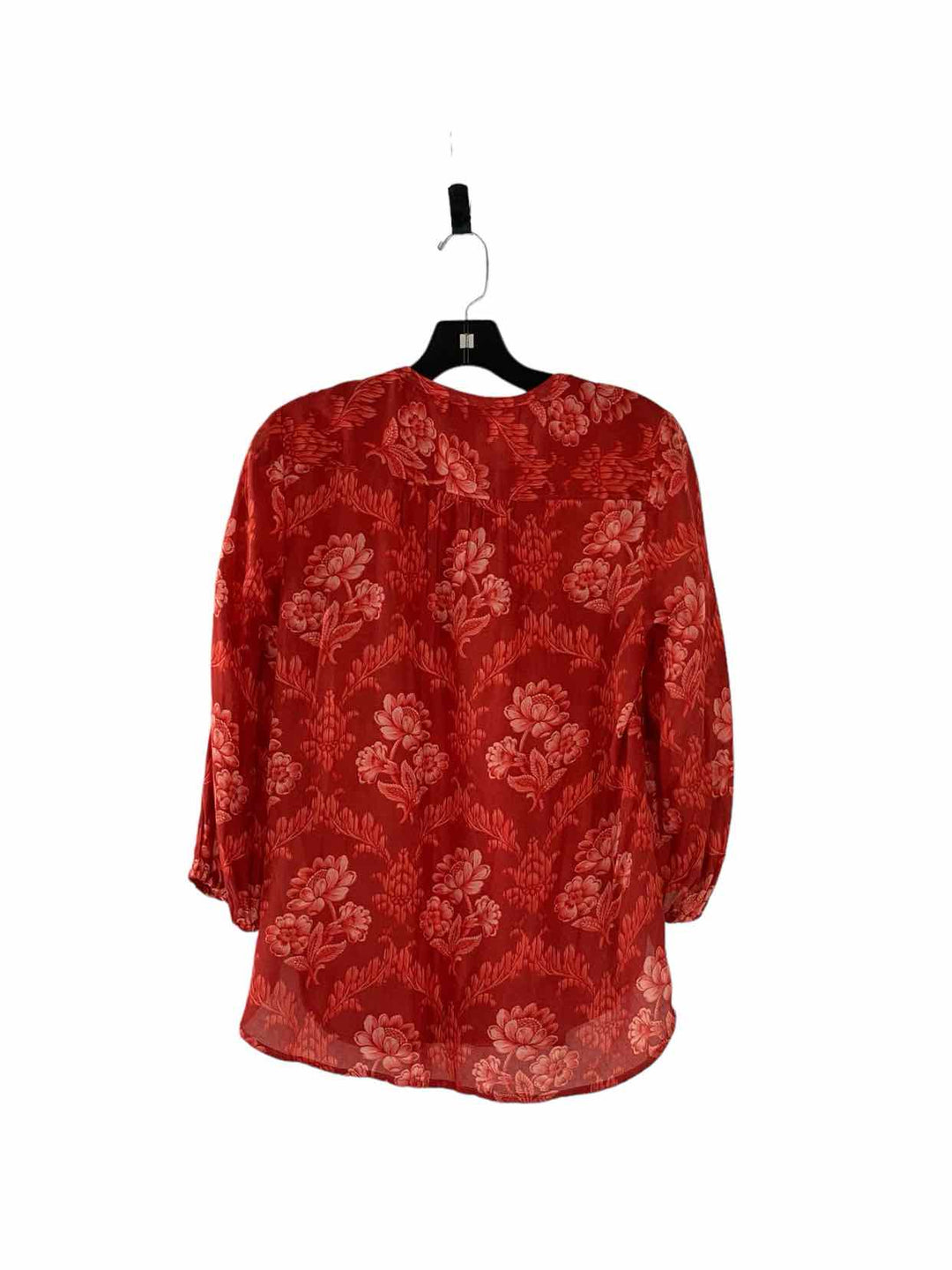 Akemi + Kin Size XS Red Floral Long Sleeve Shirts