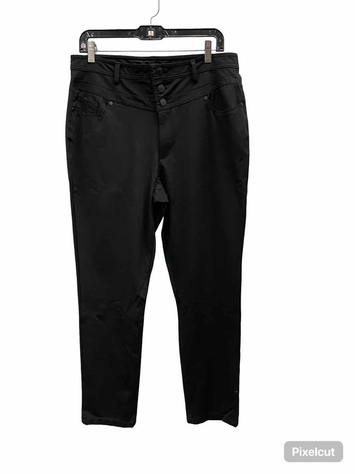 Karl Lagerfeld Size 14 Black Pants
