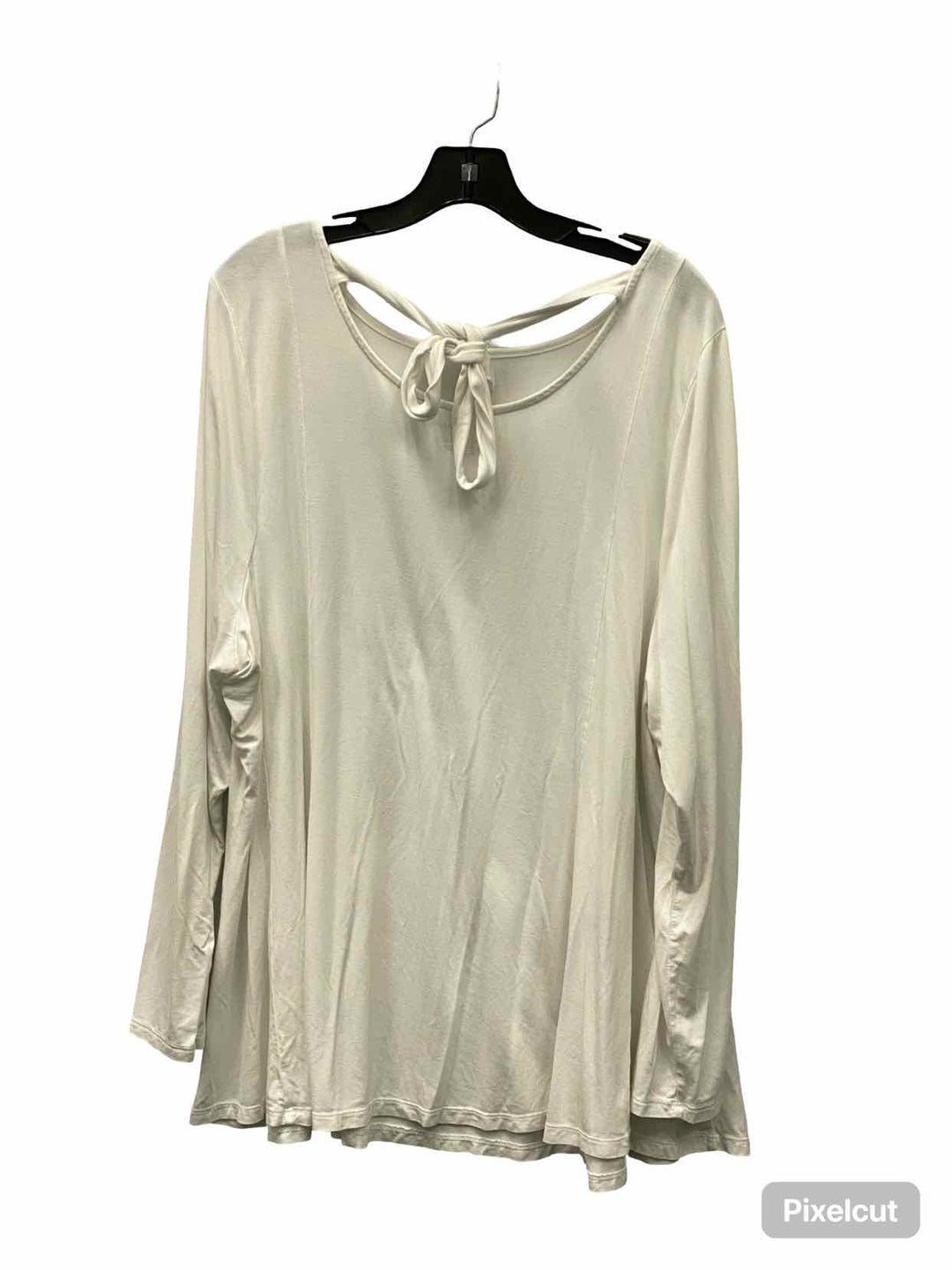 Lane Bryant Size 3X White Long Sleeve Shirts