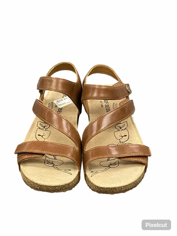 Josef Seibel Shoe Size 36 Brown Leather Tonga 25 Sandals