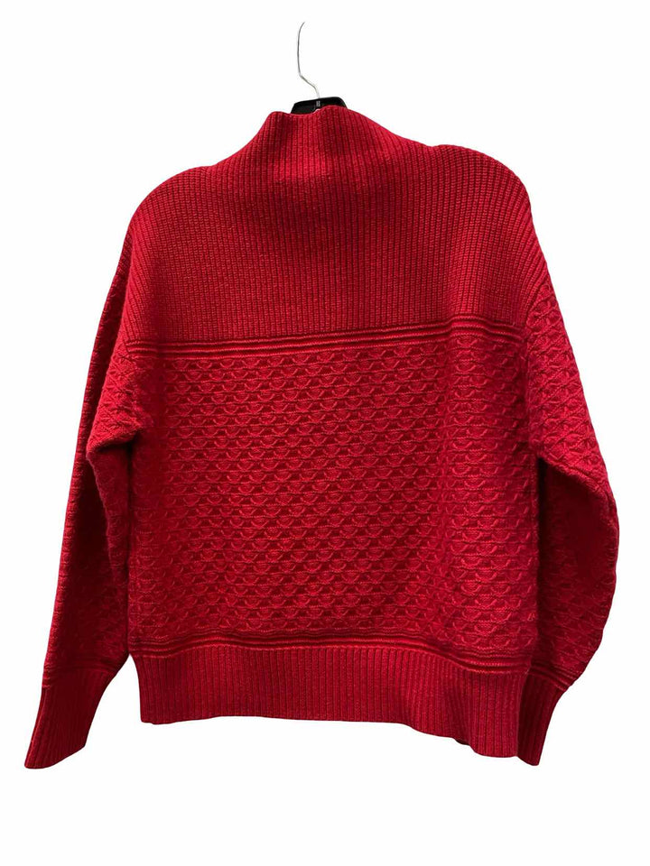 Ann Taylor Size MP Red 55% Cotton Sweater