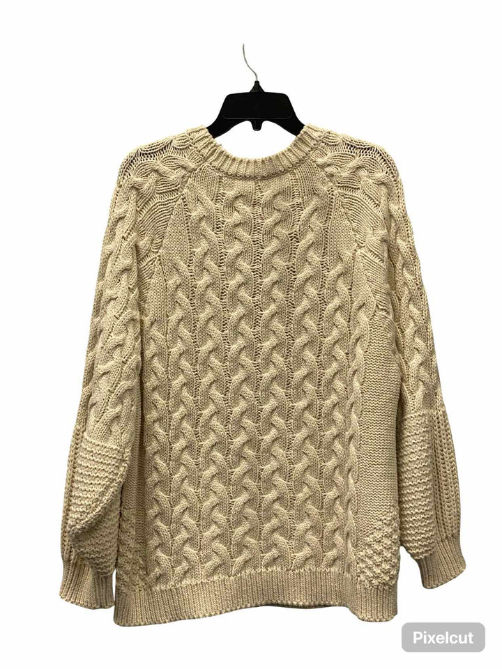 ZARA Size L Cream Sweater