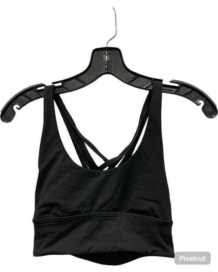 Lululemon Size 4 Black Athletic Bra
