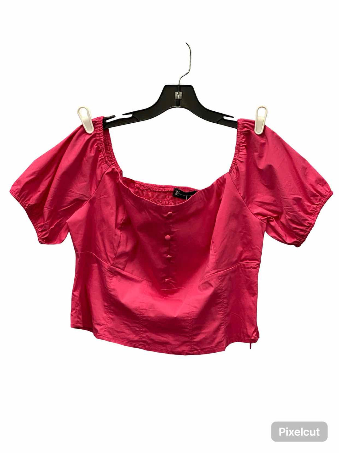 New York & Co. Size XL Pink Short Sleeve Shirts