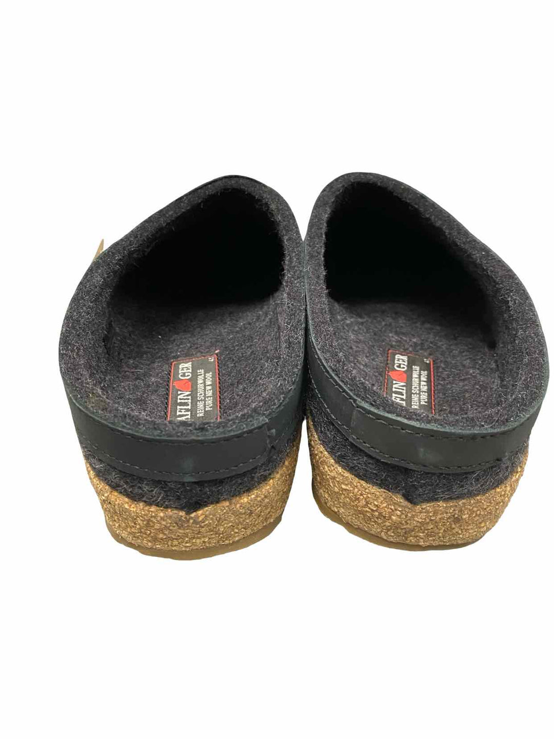 Haflinger Shoe Size 41 Charcoal Felt NWT Grizzly Wool Clogs