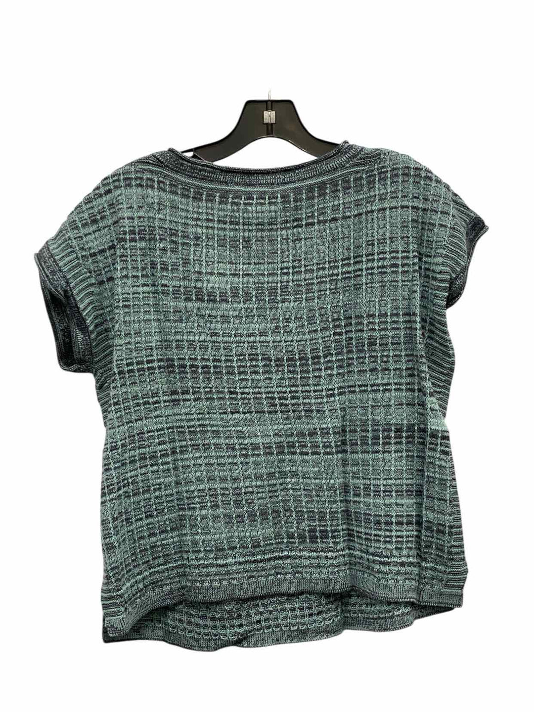 Garnet Hill Size M Blue Short Sleeve Shirts