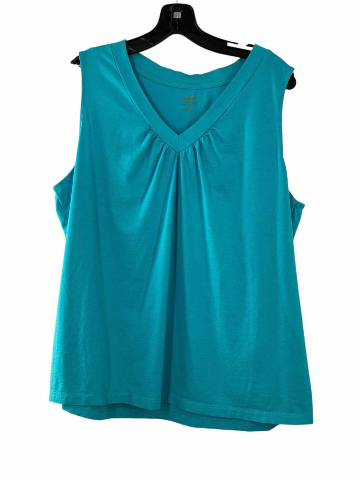 Apt. 9 Size 1X Blue Tank Top
