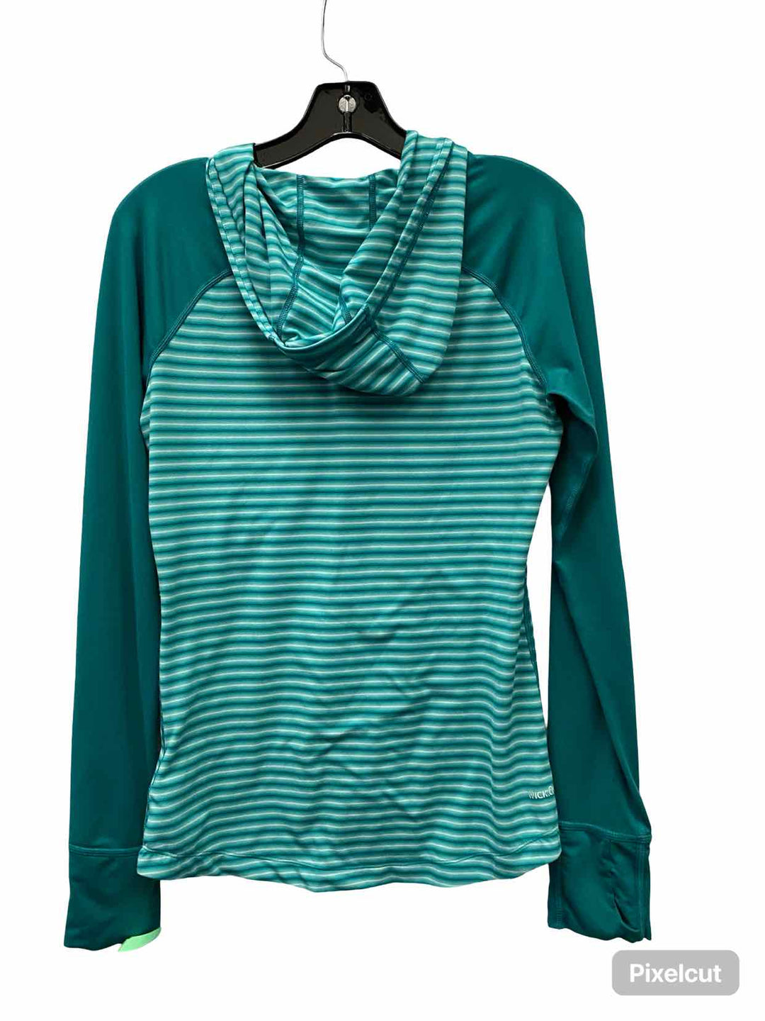 Mountain Hard Wear Size S Green stripe Athletic Long Sleeve