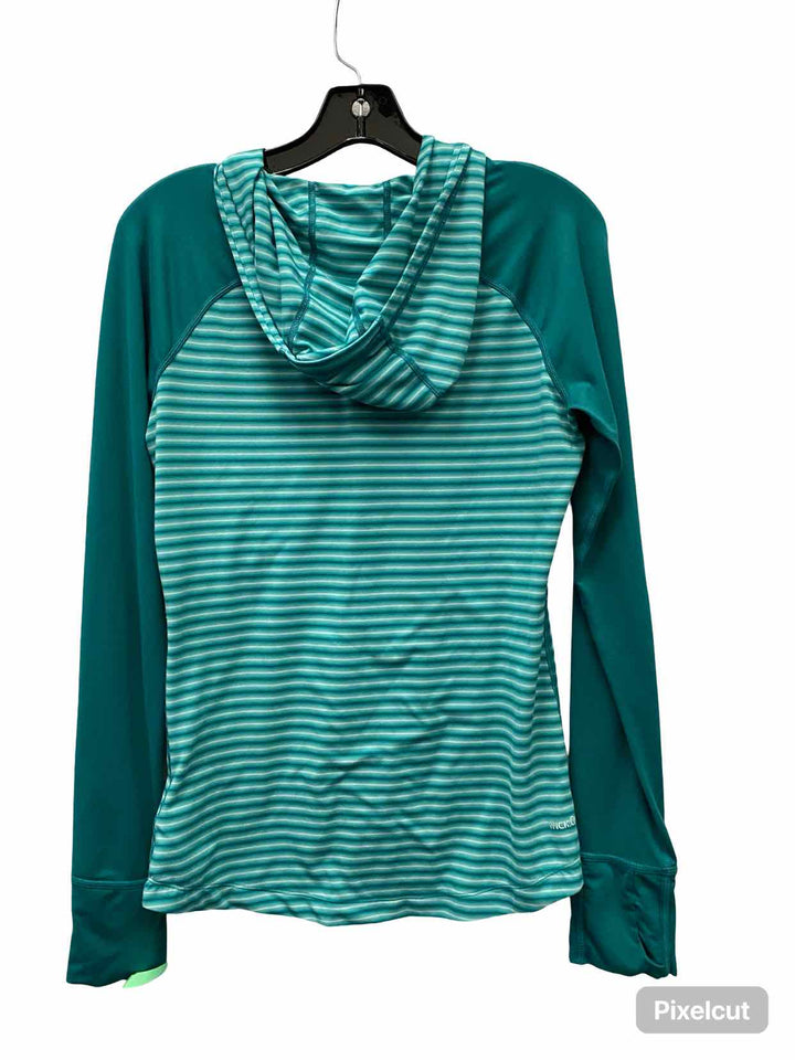 Mountain Hard Wear Size S Green stripe Athletic Long Sleeve