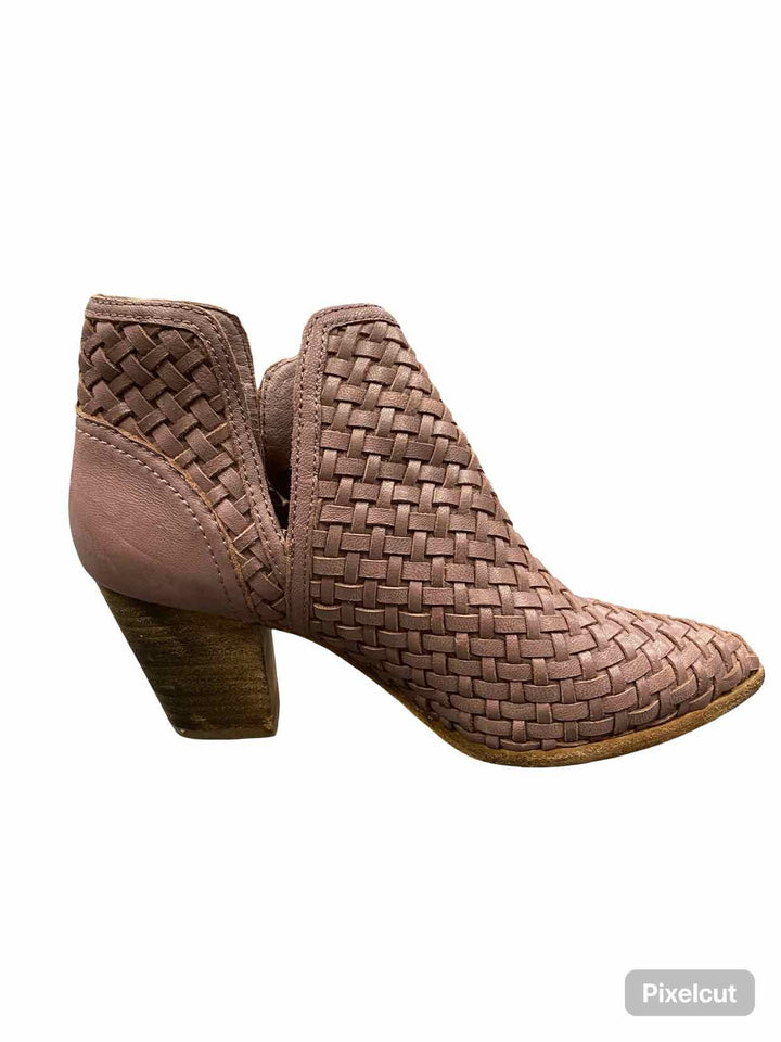 Frye Shoe Size 8.5 Pink Leather Boots(Ankle)