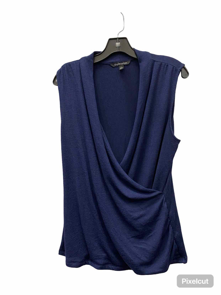 Hawthorne Size LP Blue Tank Top