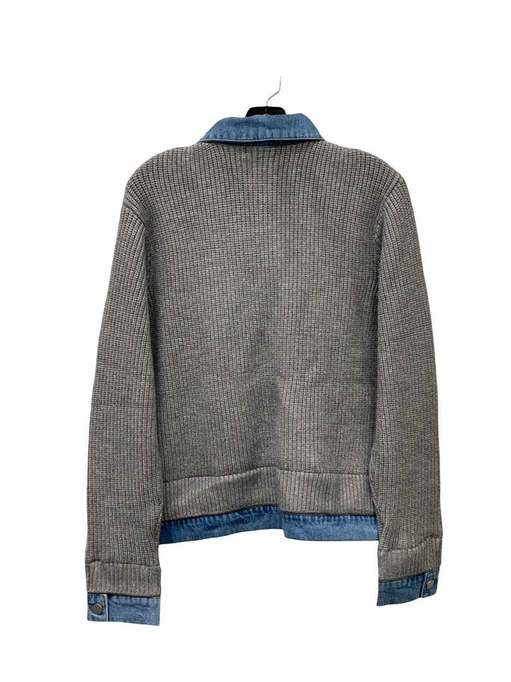 Pale Sky Size L Grey Blue sweater Jacket
