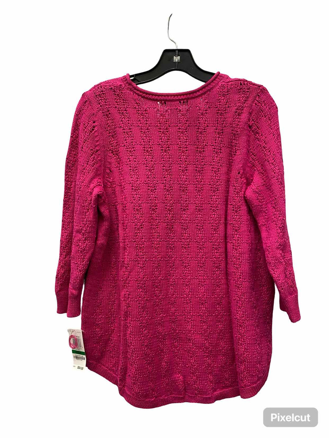 Style & Co Size L Fuschia Sweater