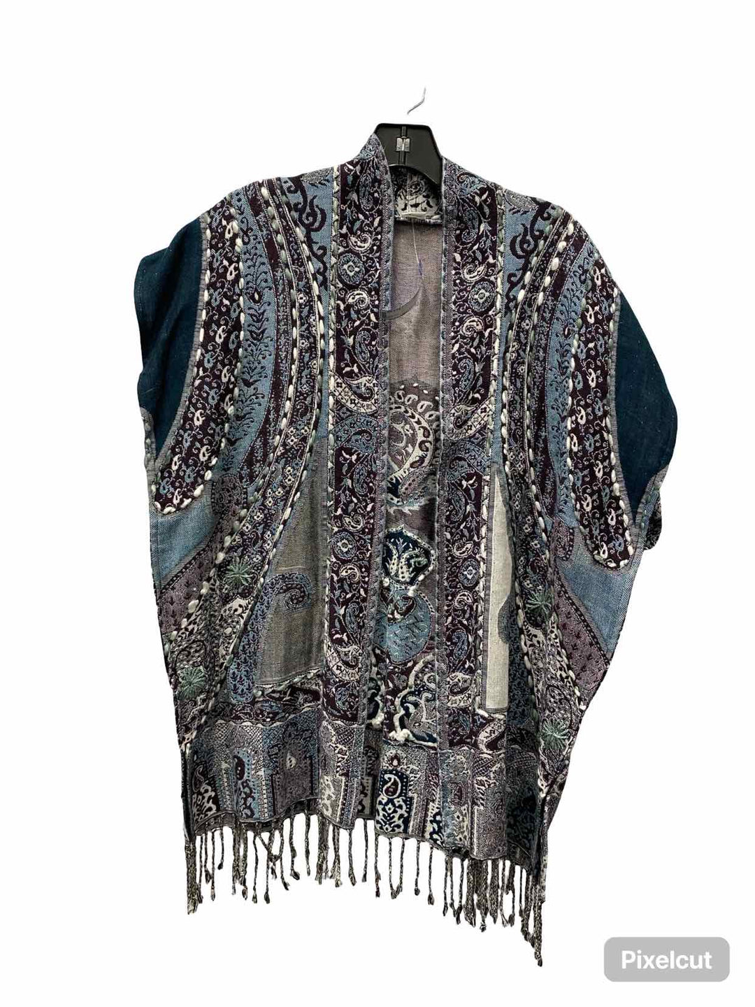 Unknown Brand Size One Size Blue Print Jacket