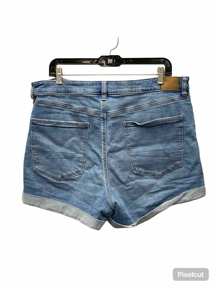 American Eagle Size 16 Blue Denim Shorts