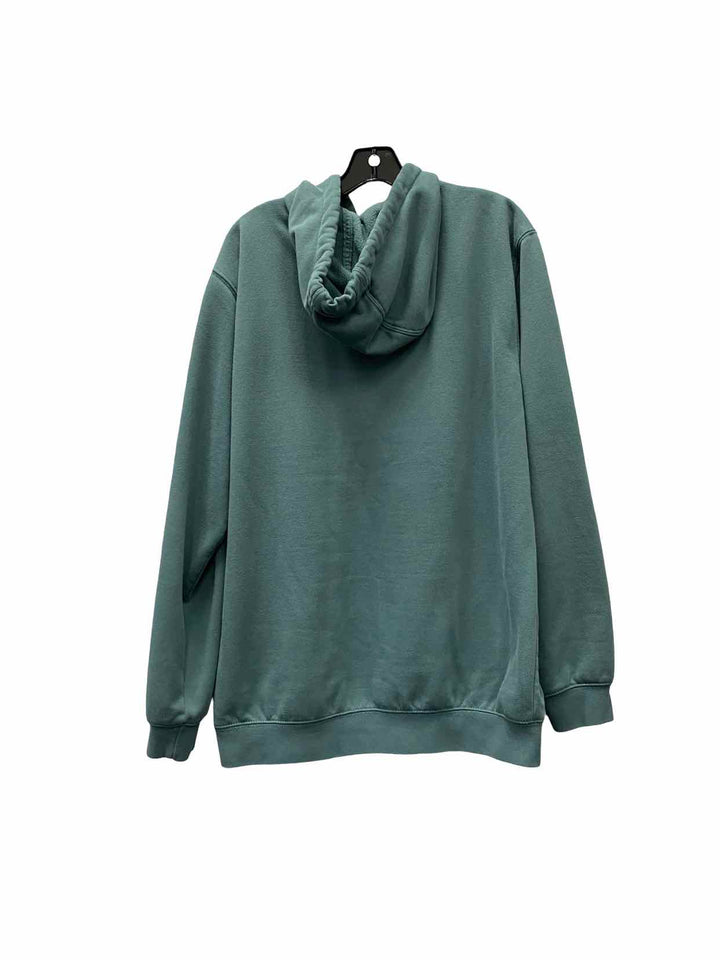 Carhartt Size M Teal Rain Defender Hoodie Sweatshirt