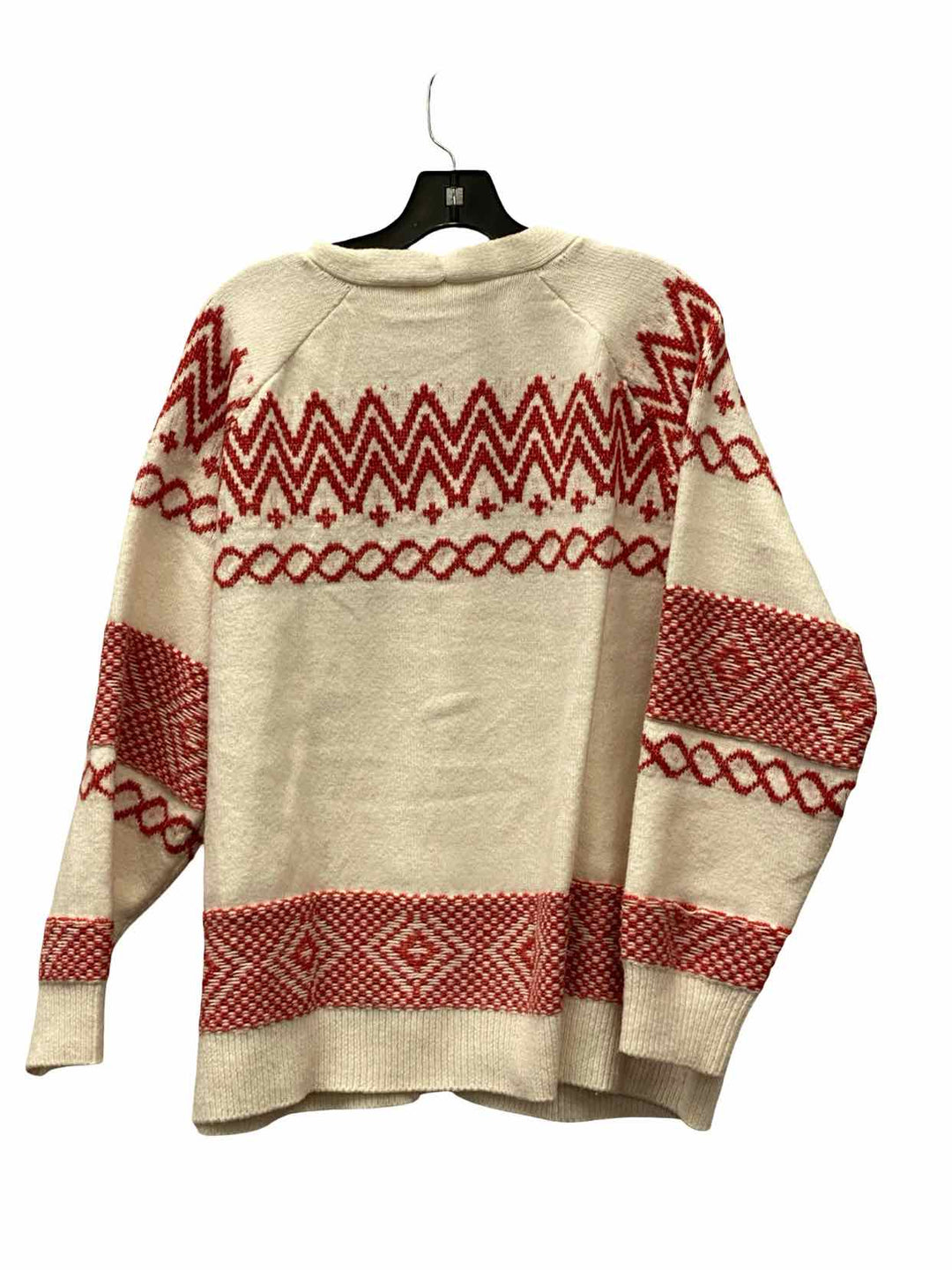 Maurices Size 2X Red White Sweater