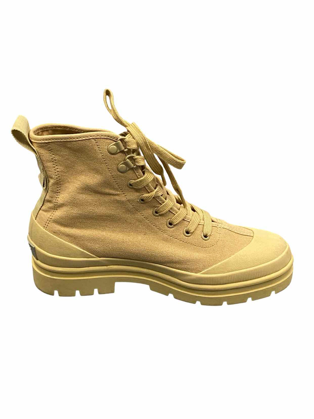 Everlane Shoe Size 7.5 Tan 100% Organic Cotton Canvas Boots(Ankle)