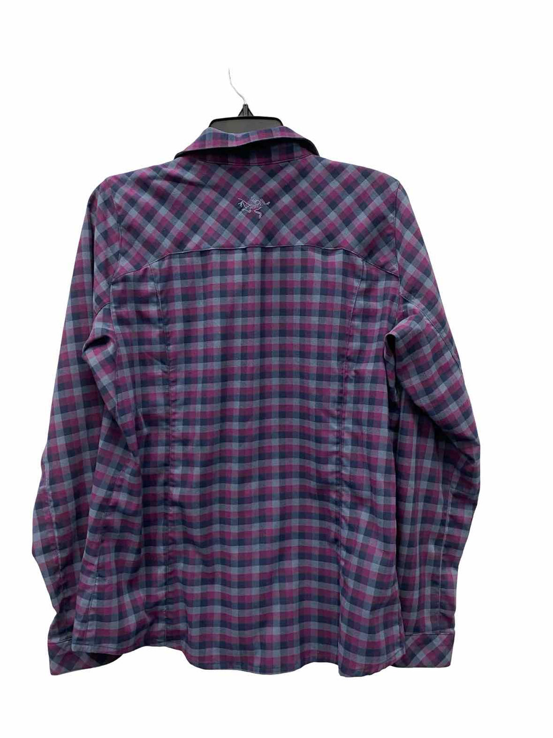 Arc'Teryx Size L Purple Grey Plaid Long Sleeve Shirts